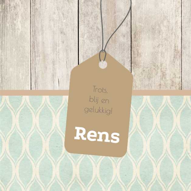 Kaartje "Steigerhout & Labeltje" Kaartje "Steigerhout & Labeltje"