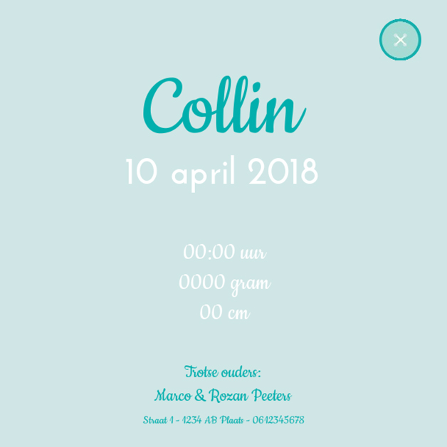 Kaartje "Romper op kleerhanger" Kaartje "Romper op kleerhanger"