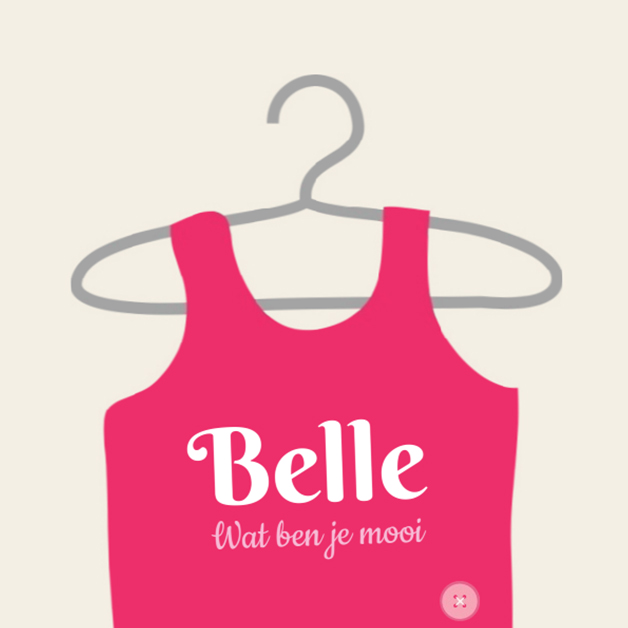 Kaartje "Roze rompertje" Kaartje "Roze rompertje"