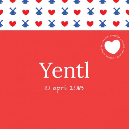 Kaartje "Hollands & Rood" Kaartje "Hollands & Rood"