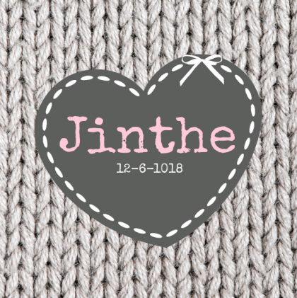 Kaartje "Hart & Breiwerk"