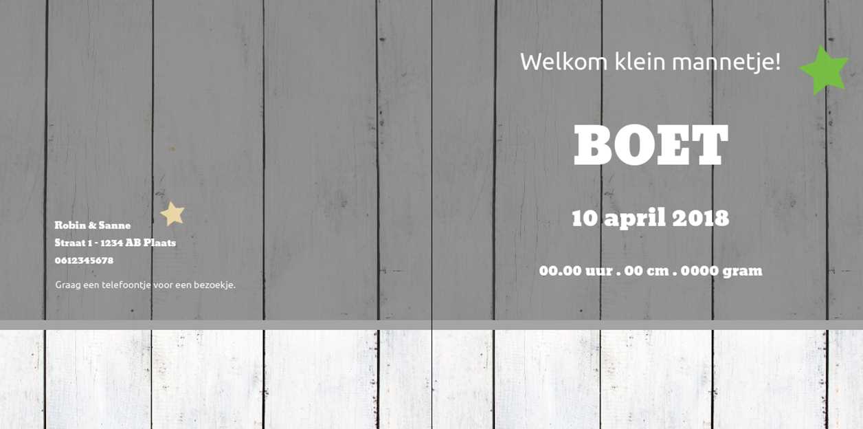 Gevouwen kaart "Poststempel op hout" Gevouwen kaart "Poststempel op hout"