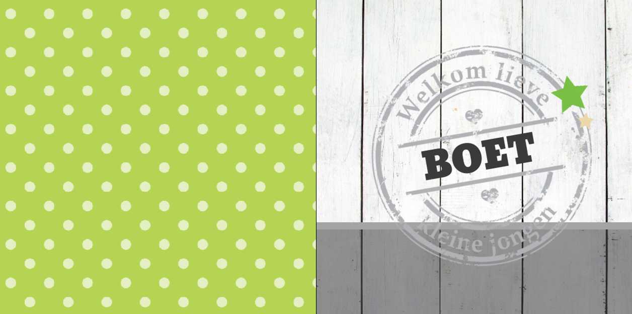 Gevouwen kaart "Poststempel op hout" Gevouwen kaart "Poststempel op hout"