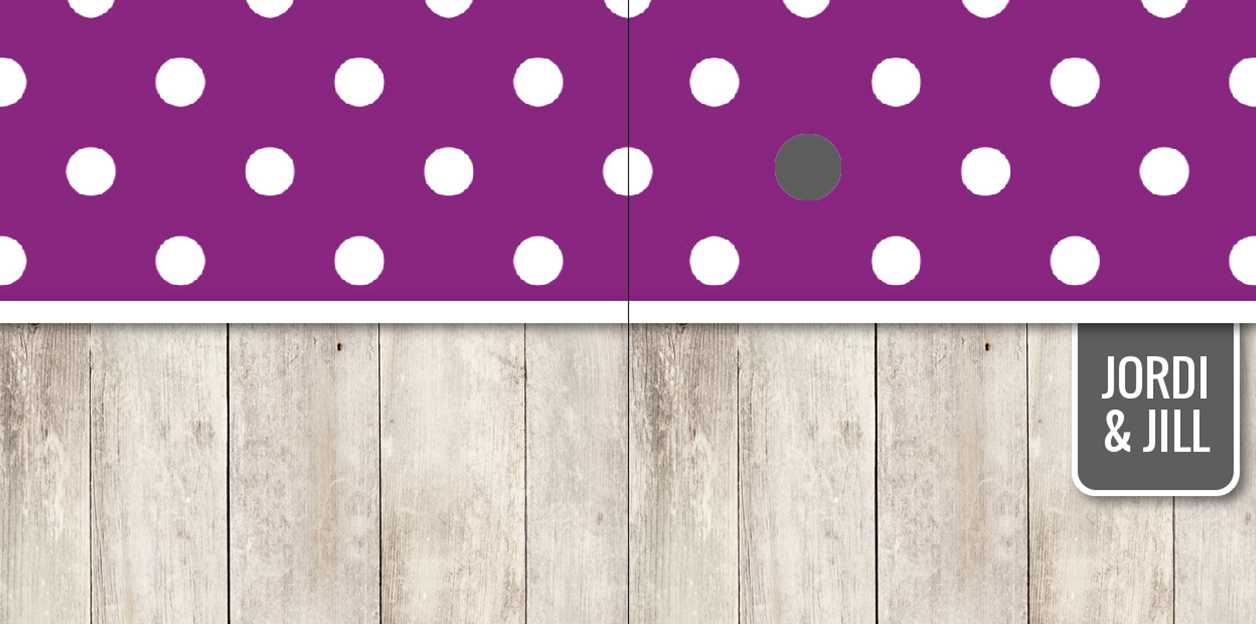 Kaartje tweeling "stipjes op steigerhout" paars Kaartje tweeling "stipjes op steigerhout" paars