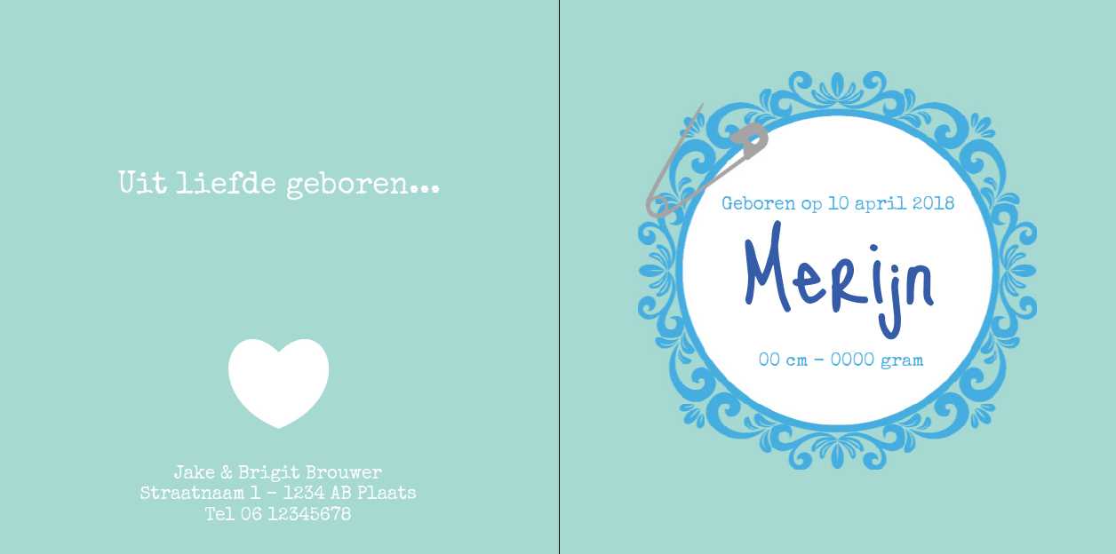 Gevouwen kaart "Blauwe uil in ring" Gevouwen kaart "Blauwe uil in ring"