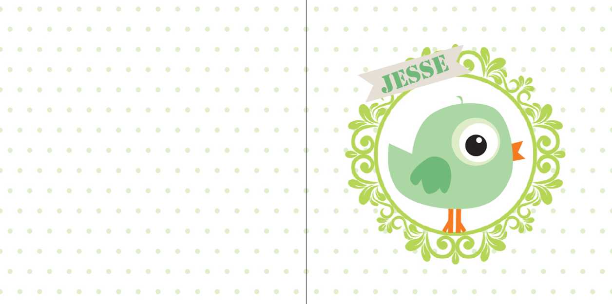 Gevouwen kaart "Groen vogeltje & Stipjes" Gevouwen kaart "Groen vogeltje & Stipjes"