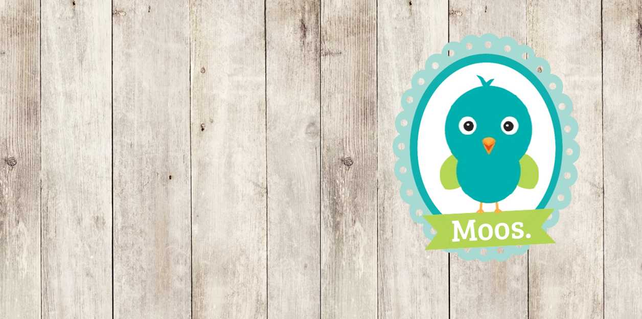 Gevouwen kaart "Blauw vogeltje op hout" Gevouwen kaart "Blauw vogeltje op hout"