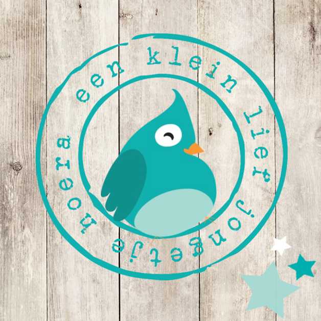 Kaartje "Blauw vogeltje & Stempel" Kaartje "Blauw vogeltje & Stempel"