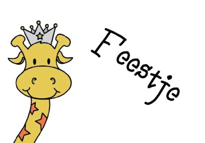 Inlegkaartje "Giraffe" Inlegkaartje "Giraffe"