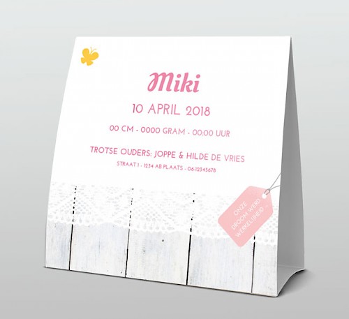 Tentkaart "Foto & Kant" Tentkaart "Foto & Kant"