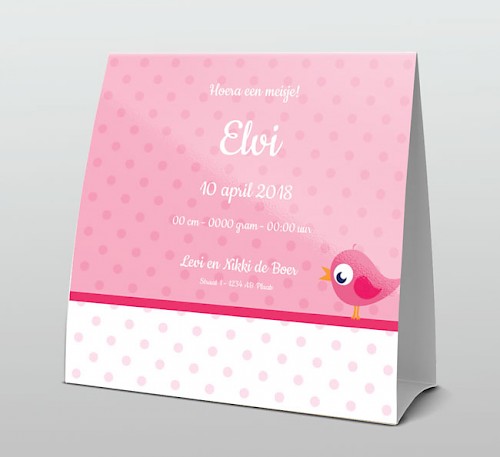 Tentkaart "Foto & Gouden lijst" Tentkaart "Foto & Gouden lijst"