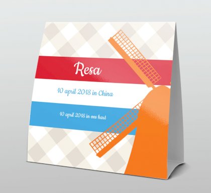 Tentkaart "Molen oranje"