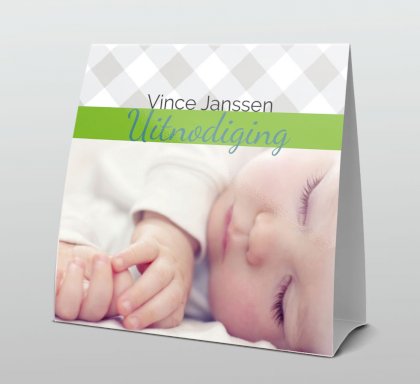 Tentkaart "Foto uitnodiging" Tentkaart "Foto uitnodiging"