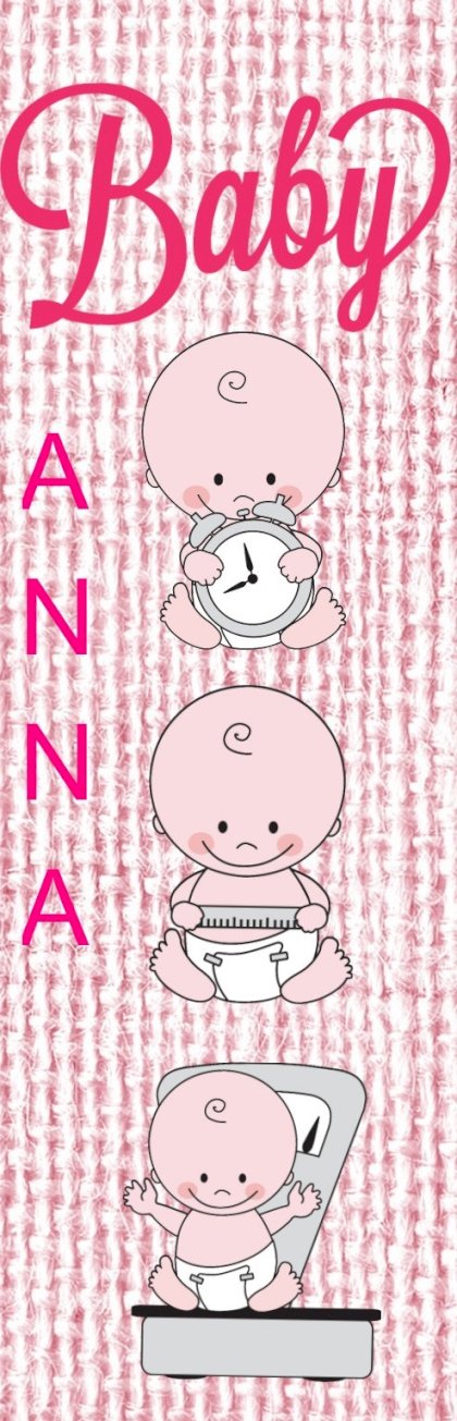 Banner "Baby meisje"