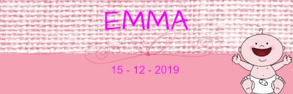 Banner "Baby meisje"