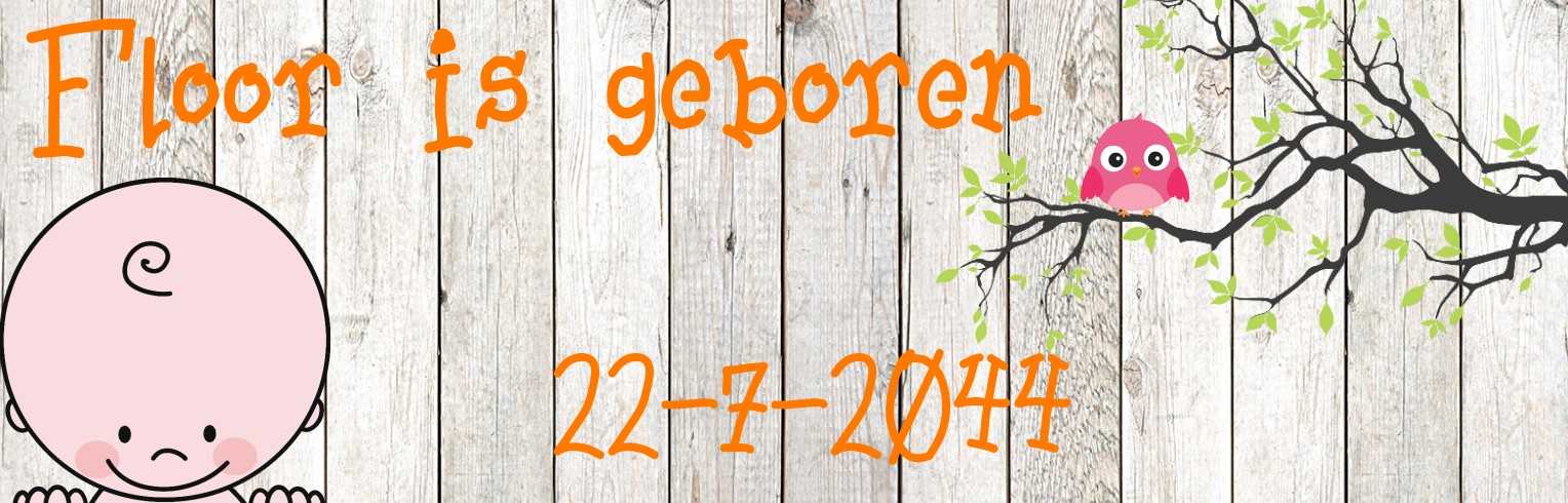 Banner "Vogeltje in boom" Banner "Vogeltje in boom"