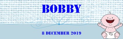 Banner "Baby jongen" Banner "Baby jongen"