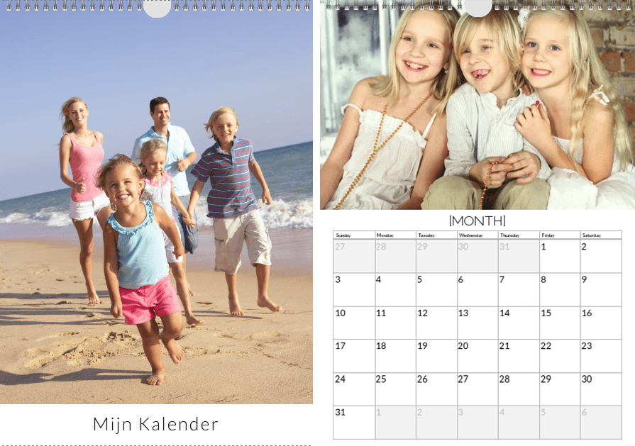 Jaarkalender A3 staand Jaarkalender A3 staand