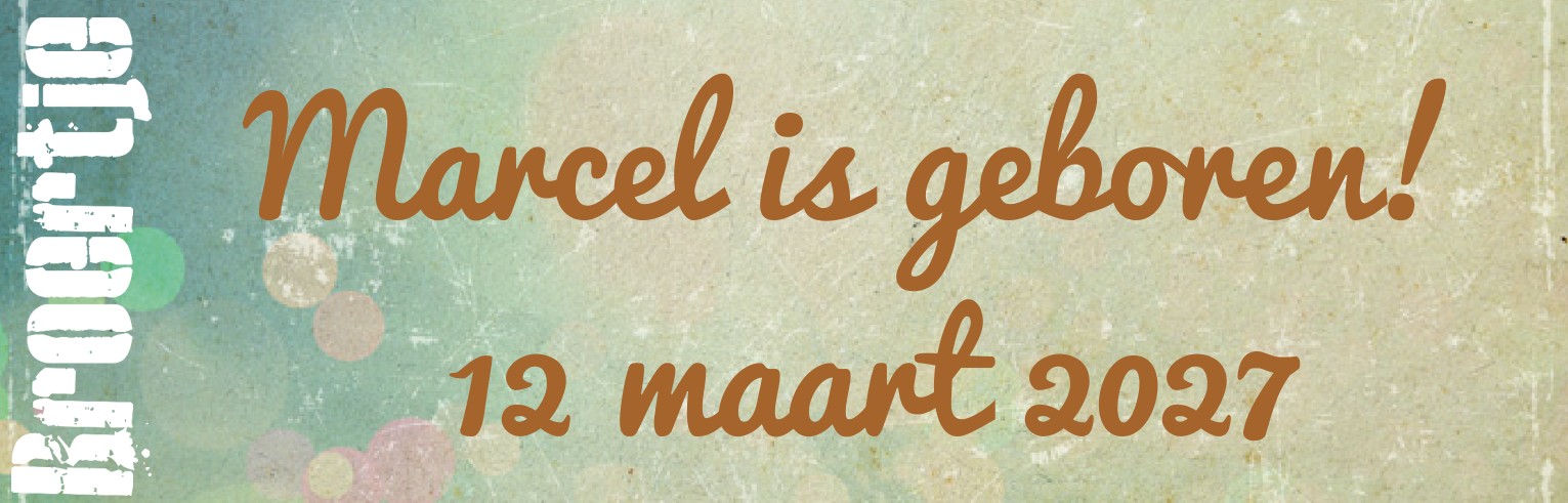 Banner "Broertje!" Banner "Broertje!"