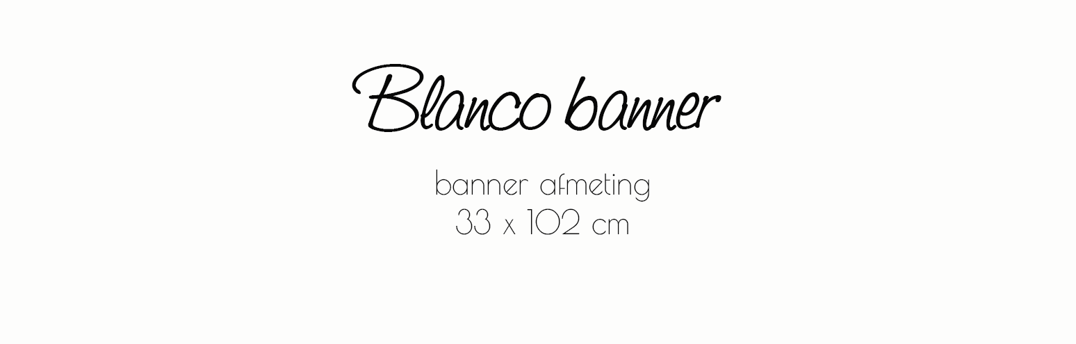 Ontwerp je eigen banner Ontwerp je eigen banner