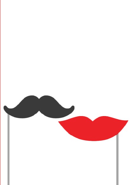 Inlegkaartje "Mr & Mrs" Inlegkaartje "Mr & Mrs"