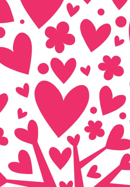 Inlegkaartje "Hartjes boom" Inlegkaartje "Hartjes boom"