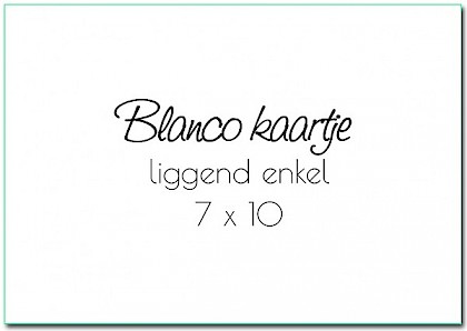 Trouw inlegkaartje "Blanco liggend"
