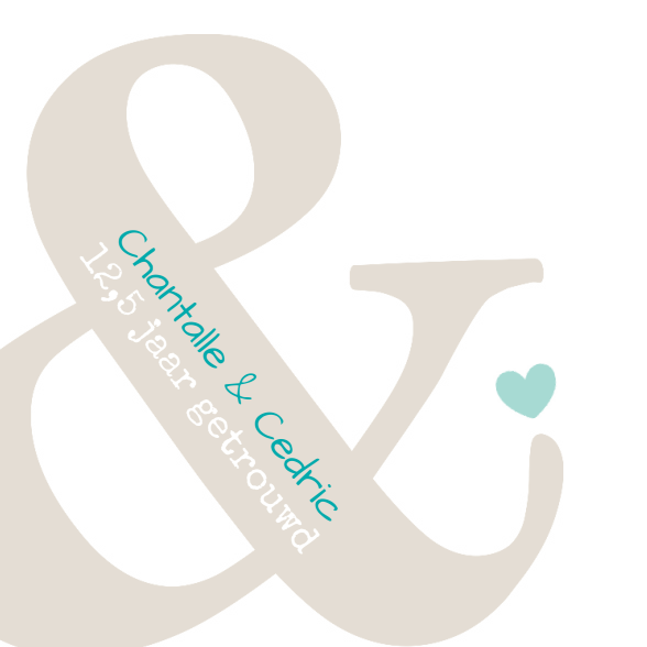 Jubileumkaart "&" Jubileumkaart "&"