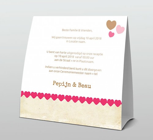 Tentkaart "Fotokaart spiegel" Tentkaart "Fotokaart spiegel"