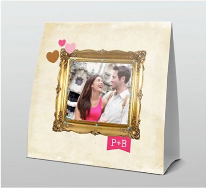 Tentkaart "Fotokaart spiegel"