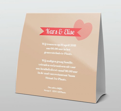 Tentkaart "Fotokaart steigerhout" Tentkaart "Fotokaart steigerhout"