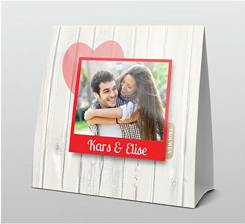 Tentkaart "Fotokaart steigerhout" Tentkaart "Fotokaart steigerhout"