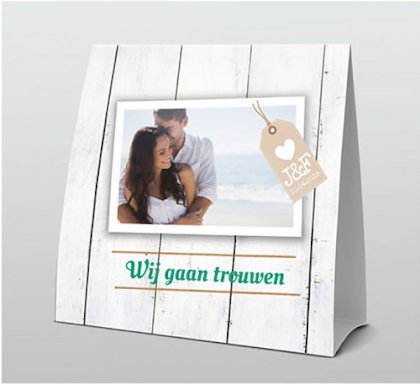 Tentkaart "Fotokaart steigerhout"