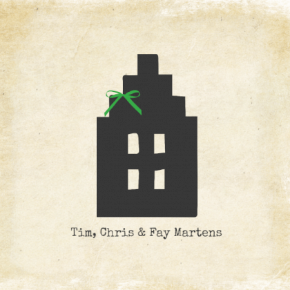 Verhuiskaart "Zwart huisje"