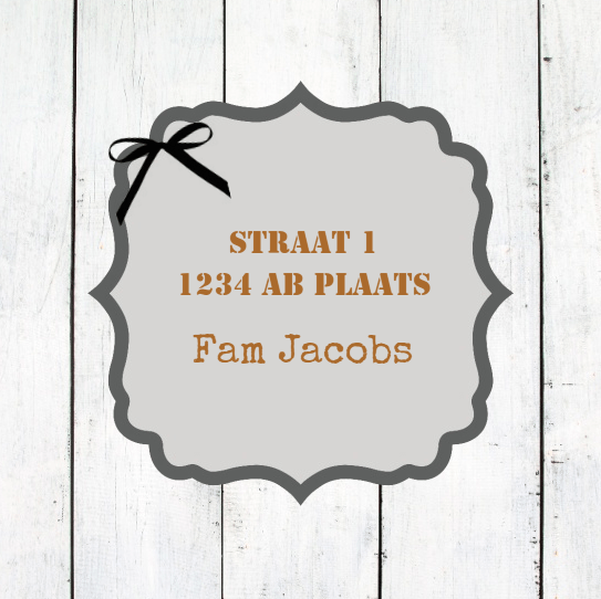 Verhuiskaart "Sleutel op steigerhout" Verhuiskaart "Sleutel op steigerhout"