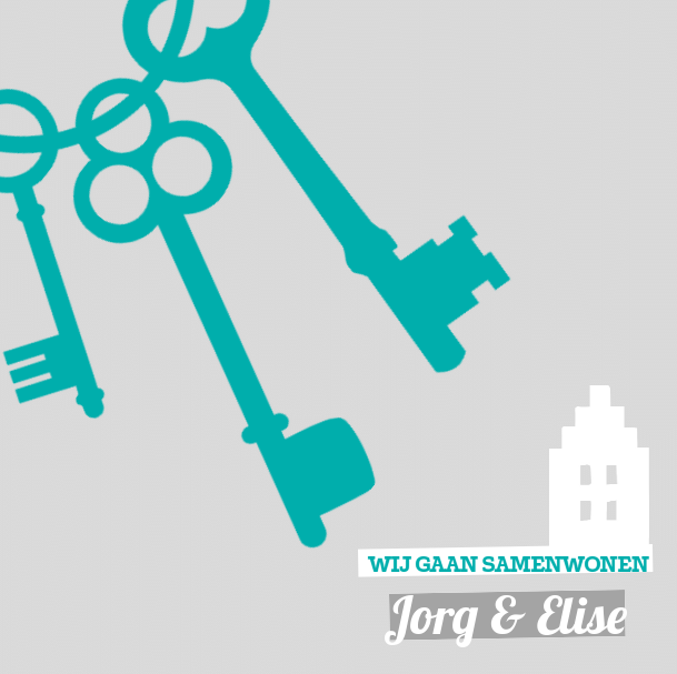 Verhuiskaart "Sleutelbos" Verhuiskaart "Sleutelbos"