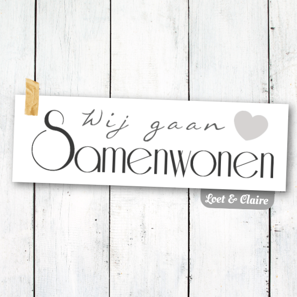 Verhuiskaart "Steigerhout samenwonen" Verhuiskaart "Steigerhout samenwonen"