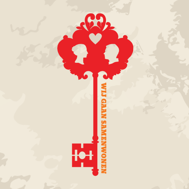 Verhuiskaart "Rode sleutel" Verhuiskaart "Rode sleutel"