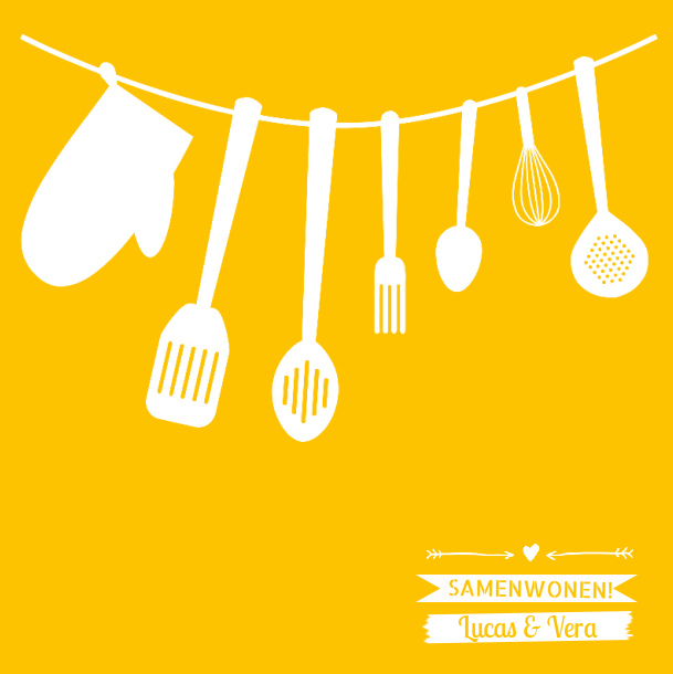 Verhuiskaart "Bestek" Verhuiskaart "Bestek"