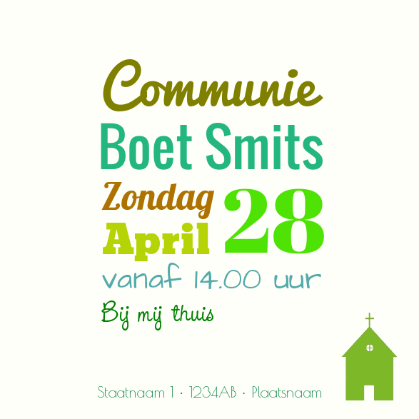 Kaartje "Kerkje" Kaartje "Kerkje"