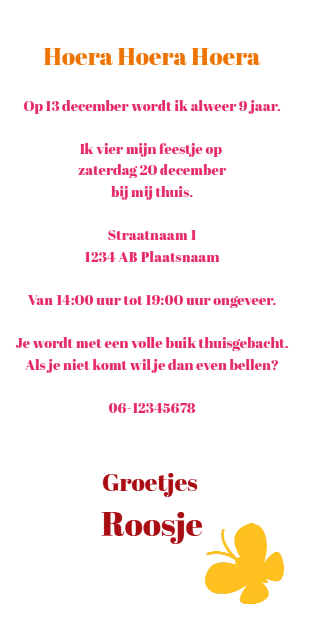 Uitnodigingskaart "Ik geef een feestje!" Uitnodigingskaart "Ik geef een feestje!"