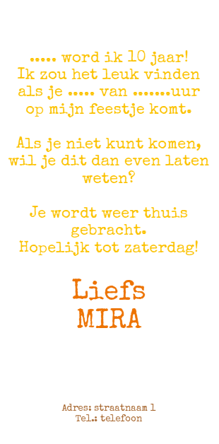 Uitnodigingskaart "Geel uiltje op schommel" Uitnodigingskaart "Geel uiltje op schommel"