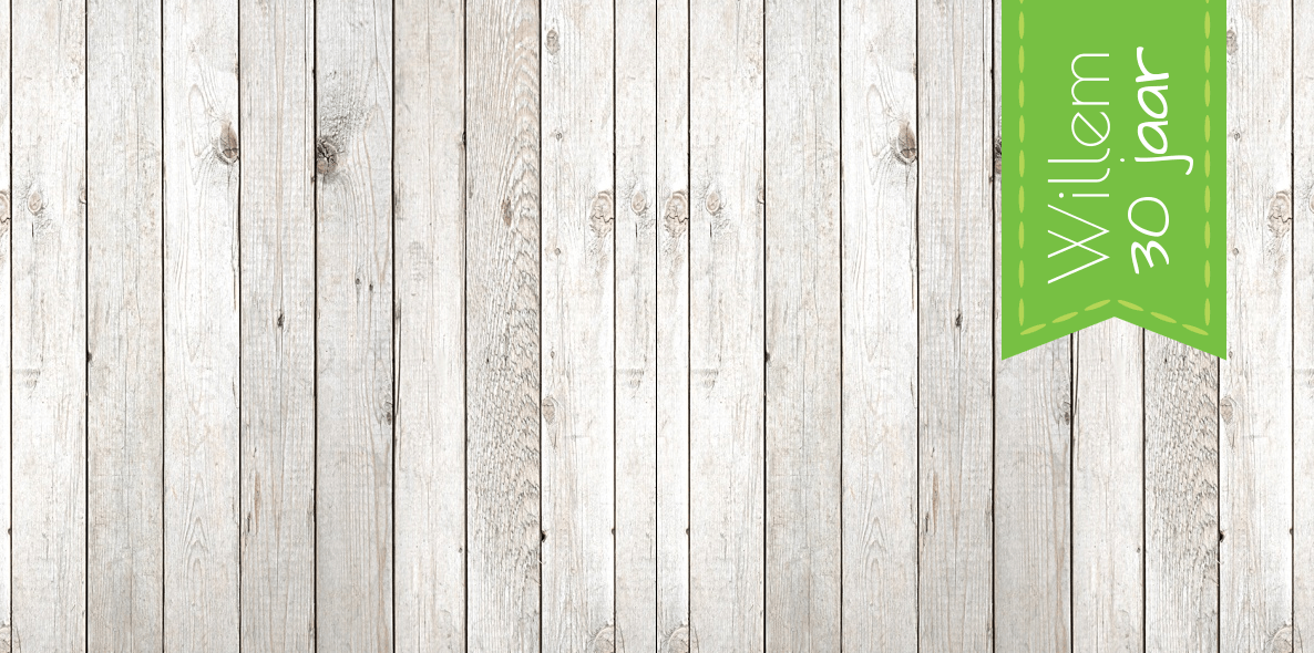 Gevouwen uitnodigingskaart "Groen label & Steigerhout" Gevouwen uitnodigingskaart "Groen label & Steigerhout"