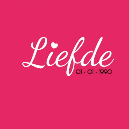 Jubileumkaart "Liefde"