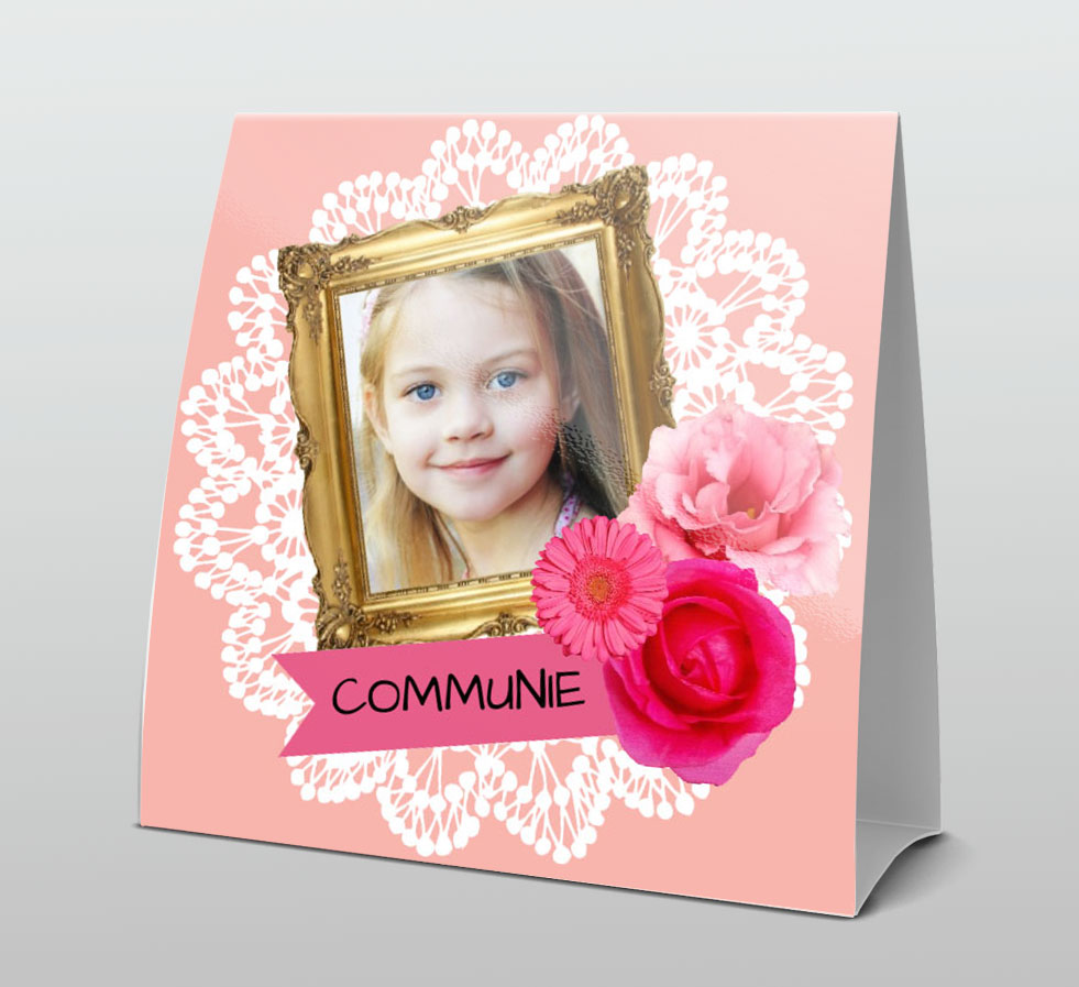 Tentkaart "Communie spiegel" Tentkaart "Communie spiegel"