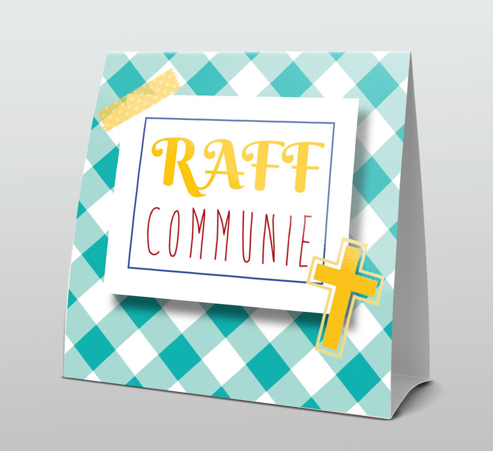 Tentkaart "Kruisje" Tentkaart "Kruisje"