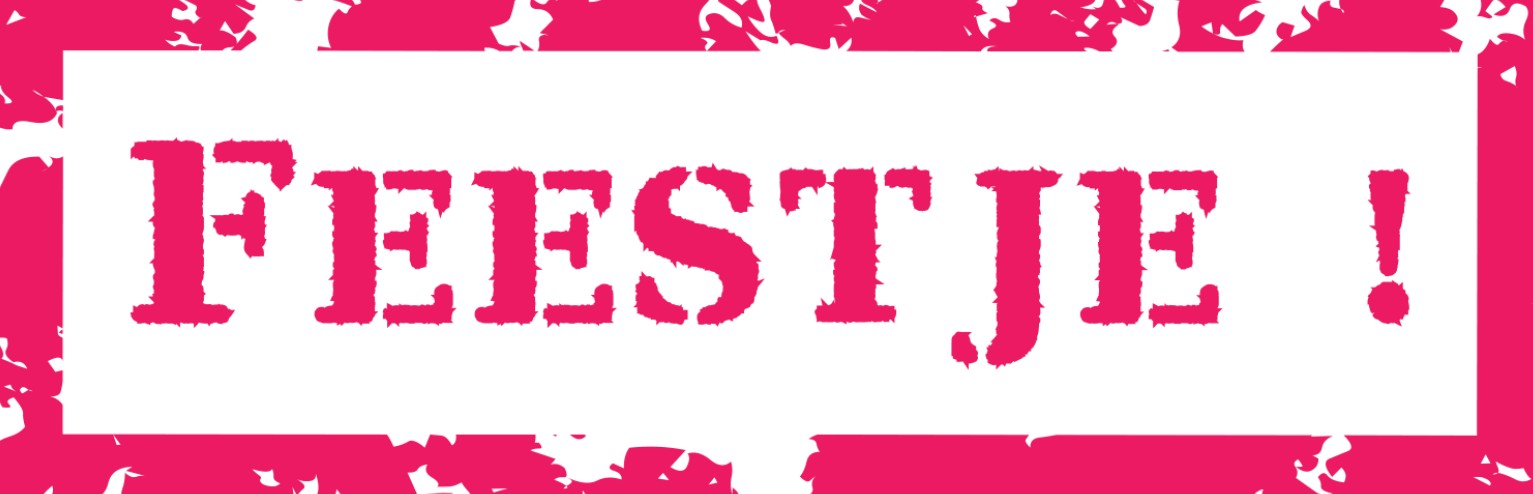 Banner "Feestje" Banner "Feestje"