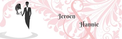 Banner "bruidspaar spotlight"