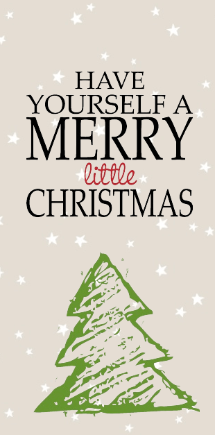 Kerstkaart "Little christmas" Kerstkaart "Little christmas"