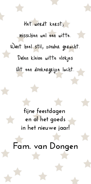 Kerstkaart "Twinkle Twinkle" Kerstkaart "Twinkle Twinkle"